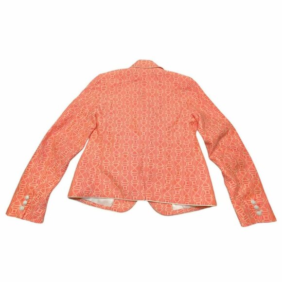 The Academy Blazers Pink and white monogram blazer - Picture 4 of 5